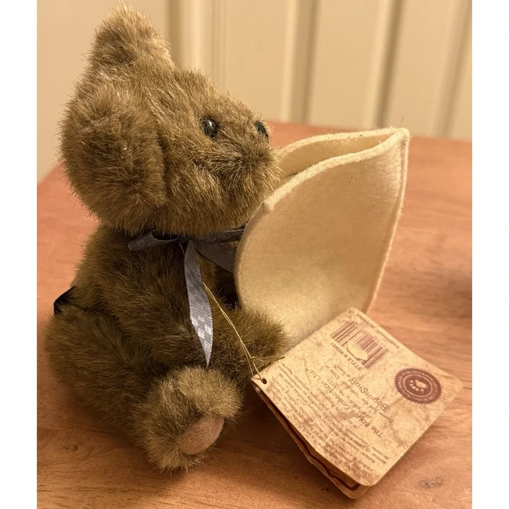 BOYDS MINI Jointed BEAR named Verna - Head Bean Collection‎ 6